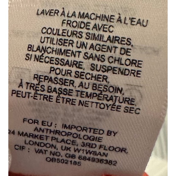 Maeve Anthropologie Orange Pleated Button Front Tank Top Women US 6 - Picture 4 of 11